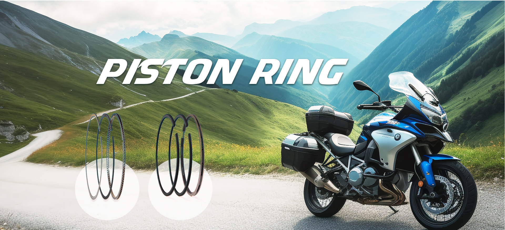 A motorcycle piston ring is a critical engine component that ensures optimal engine performance by providing an effective seal between the piston and the cylinder wall, reducing oil consumption, and maintaining compression.